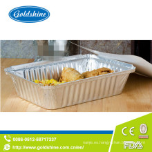 Bandeja de horno tostador de papel de aluminio de calidad SGS